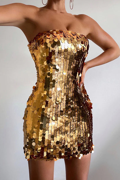 Clementine - Chic Sequins Dress