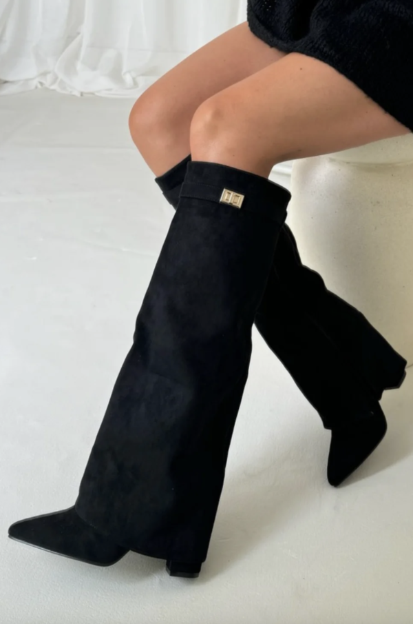 Olushia - Soft Fur Buckle Boots