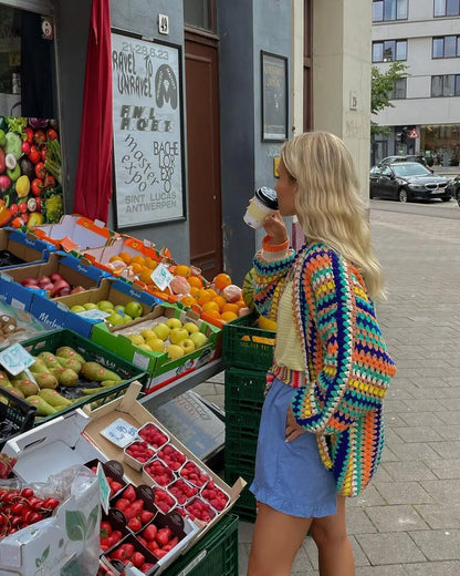 Billie - Crochet Boho Cardigan